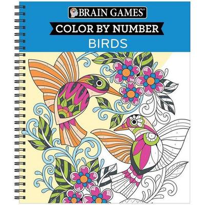 Brain Games - Color by Number: Birds, Taschenbuch von Publications International Ltd,New Seasons,Brain Games, Publications International, Ltd.,