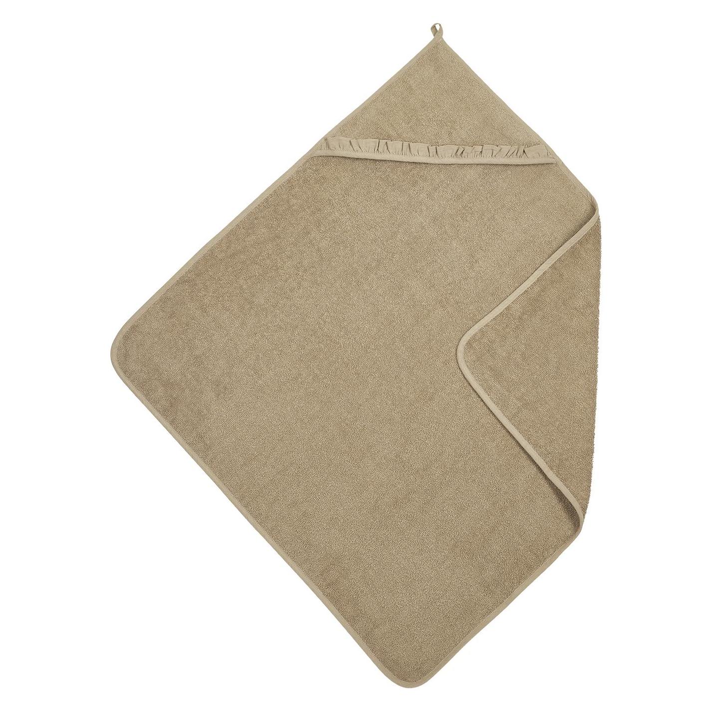 Meyco Baby Ruffle kapuzentuch - frottee - taupe - 80x80cm (80 x 80 cm) (42850984)