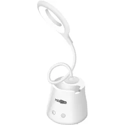 Max Excell, Tischlampe, LED Schreibtischlampe Ring Light Touch-Base