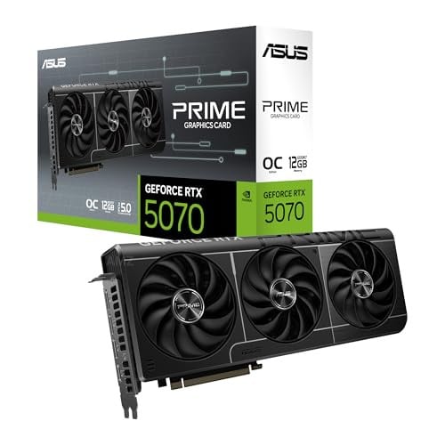 ASUS Prime NVIDIA GeForce RTX 5070 Videokaart 12 GB GDDR7 OC-editie PRIME-RTX5070-O12G