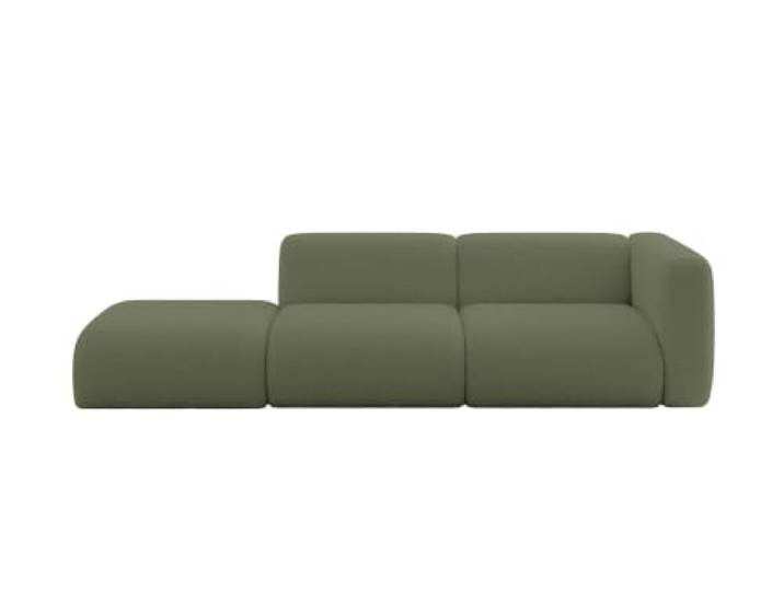ALTDECOR Sofa Couchsofa MIRA-S3 296x89x70 - Grün Corner Sofa Bett Eckcouch Couch Wohnlandschaft Cauchsofa