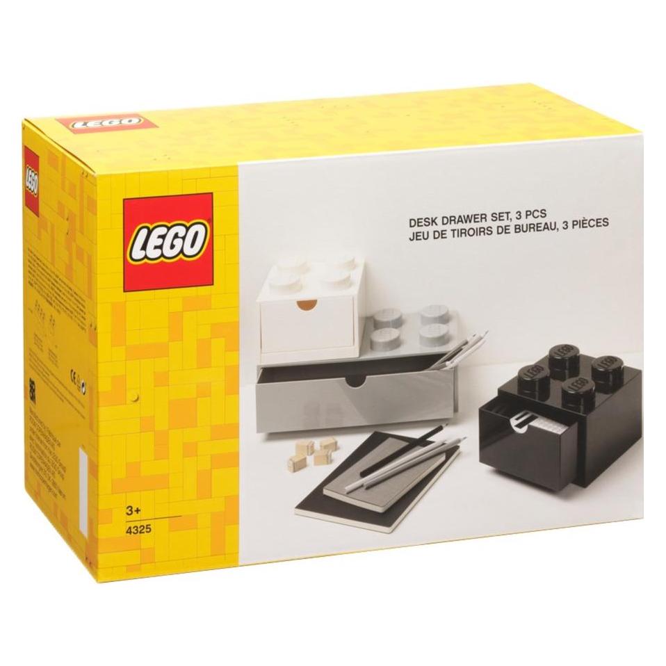 Room Copenhagen R.C. LEGO Desk Drawer Set bk / gy /wh 43250801 (43250801)