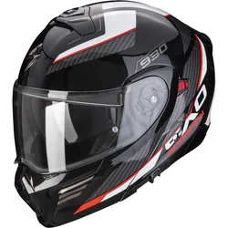 Scorpion EXO-930 Navig Klapphelm - schwarz-rot - S (55/56)