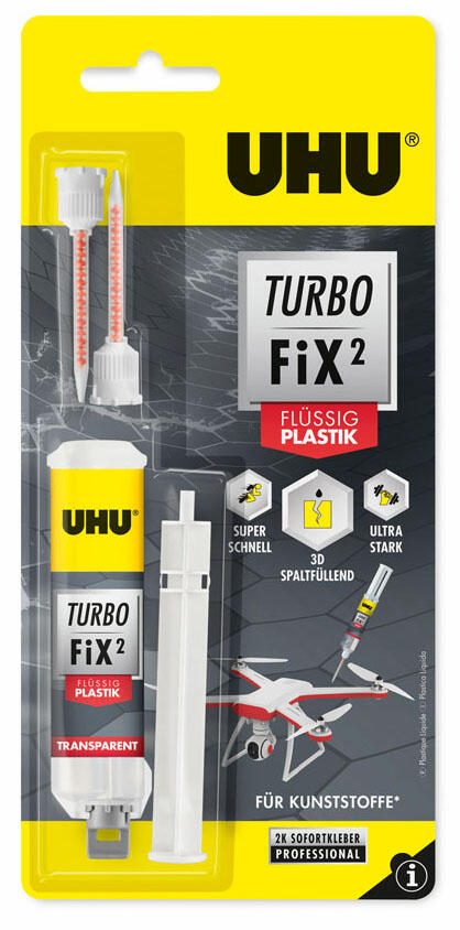 UHU 2 Komponenten-Kleber Turbo Fix Plastik 10,0 g 51840