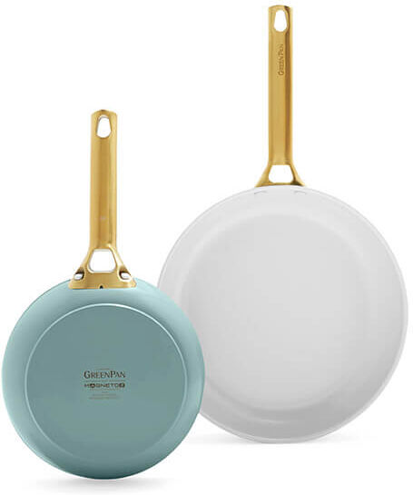 GreenPan Padova Reserve 2 Piece Frypan Set Smokey Blue