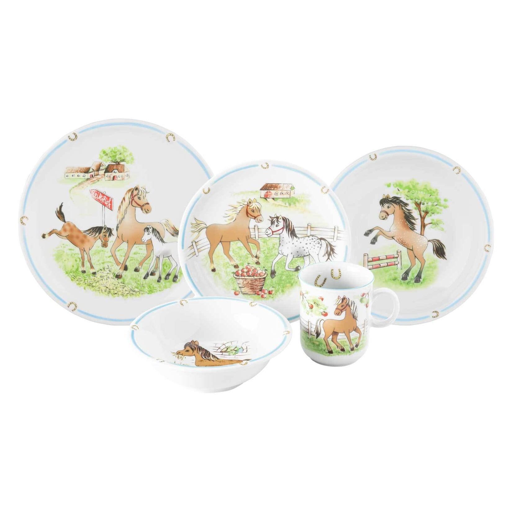 Seltmann Weiden Kindergeschirr Set Compact Mein Pony 5-tlg.