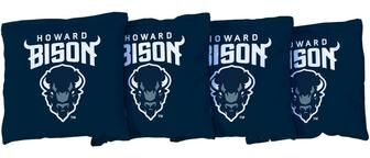 Skip's Garage Howard Bison Blue Cornhole Bags