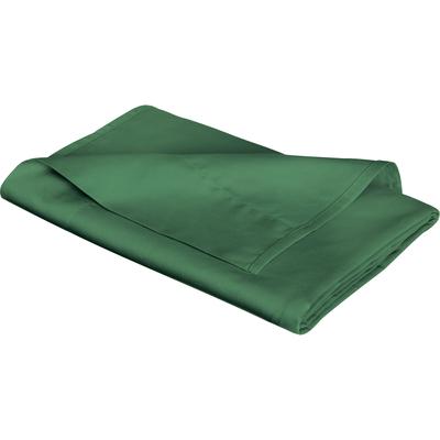 Betttuch FLEURESSE "Colours", grün (jagdgrün), B:270cm L:260cm, Mako-Satin, Obermaterial: 100% Baumwolle, Bettlaken, offenes Bettlaken
