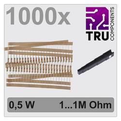 TRU COMPONENTS TC-12888492 T22P106 Kohleschicht-Widerstand Sortiment axial bedrahtet 0.5 W 5 % 1000 St.