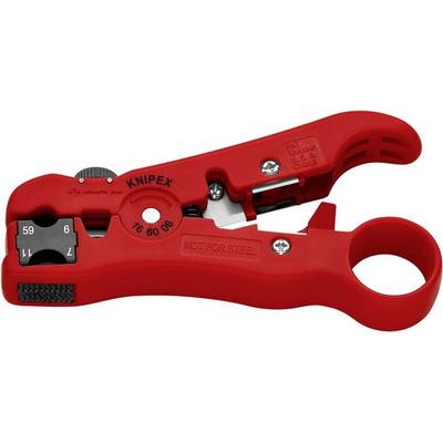 Knipex 16 60 06 SB Kabelentmanteler Geeignet für Koaxialkabel RG59, RG6, RG7, RG11