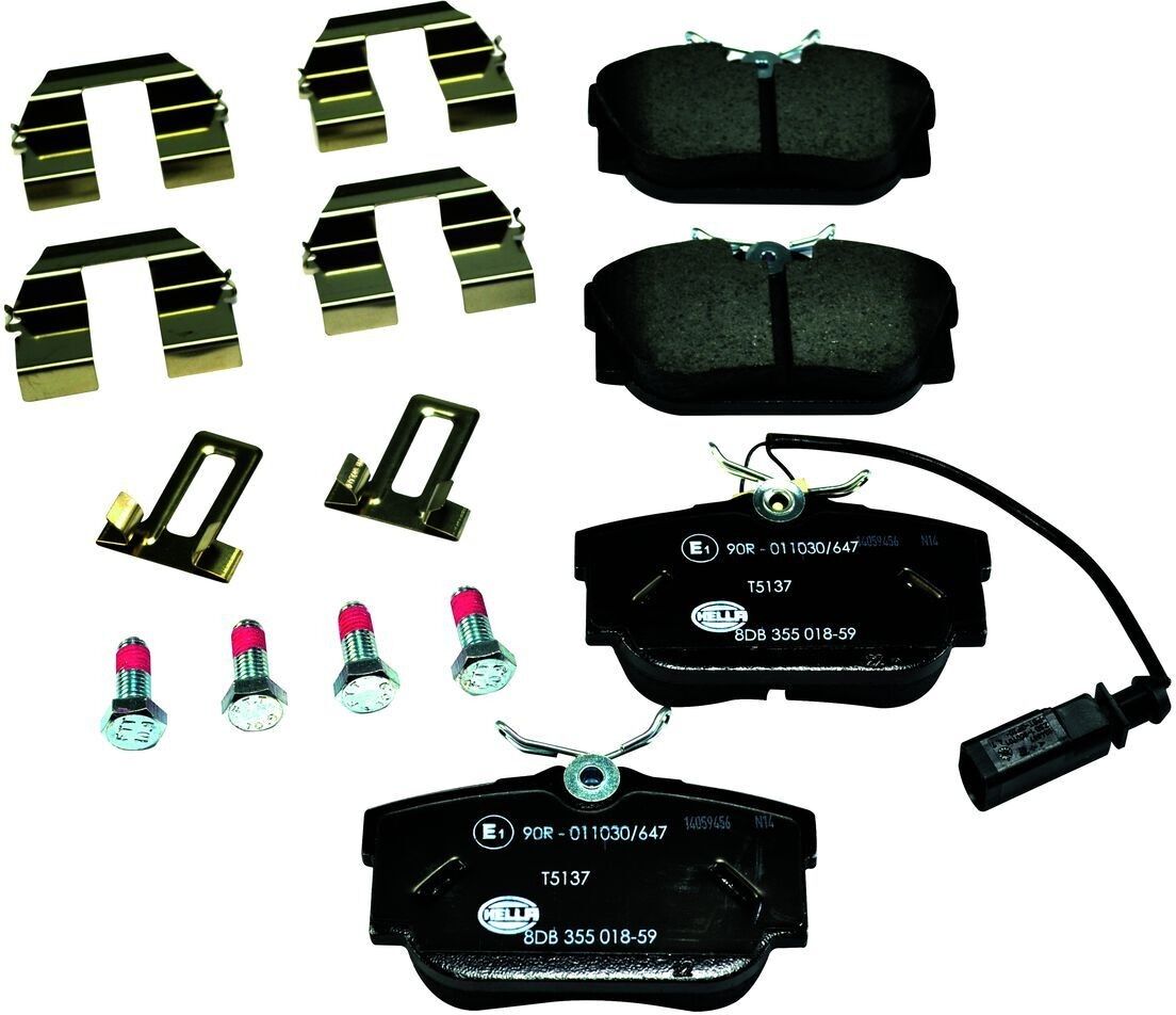 HELLA 8DB 355 018-591 Brake pad set