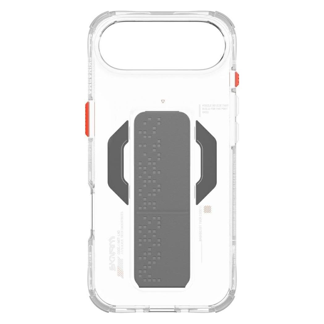 Skinarma Haxa Case for iPhone Air Magnetic Charging + Grip Stand Transparent (Apple iPhone Air) (SK-2025IP6.6-HAXA-CLR)