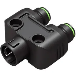 Schubiger Binder 79 9180 000 05 Miniatur-Rundsteckverbinder Adapter, Y-Form Gesamtpolzahl:, Elektronikkabel + Stecker, Schwarz