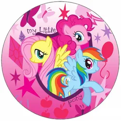 Essbares Papier „My Little Pony“, 19,5 cm