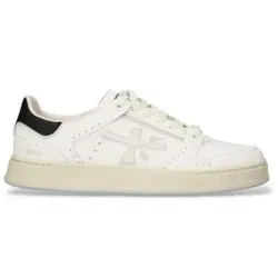 Premiata für Herren. QUINN Leder-Sneaker Quinn weiß (44), Wohnung, Schnürsenkel, Lässig