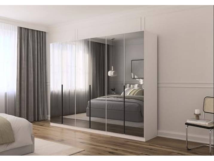 Rauch Möbel Skyla, Kleiderschrank, Farbe Weiß, Breite 271 cm