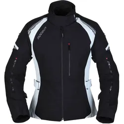 Modeka Amberly, Textiljacke wasserdicht Damen - Schwarz/Weiß - 46
