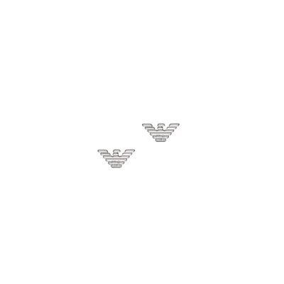 Paar Ohrstecker EMPORIO ARMANI "Schmuck Geschenk Edelstahl", silber (edelstahlfarben), Ohrringe, Herren, Edelstahl