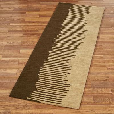 Dalyn Rug Co "Blurred Lines Rug Runner Dark Bronze, 2'8"" x 8', Dark Bronze"