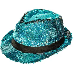 Trilby Wendepailletten, blau/silber