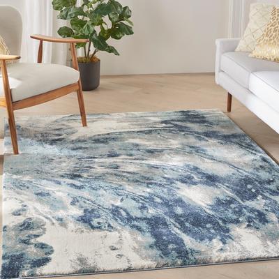 Nourison American Manor Contemporary Abstract Area Rug