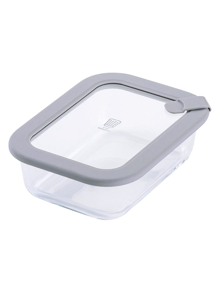 Fackelmann Vorratsdose in Transparent/ Grau - 640 ml - onesize