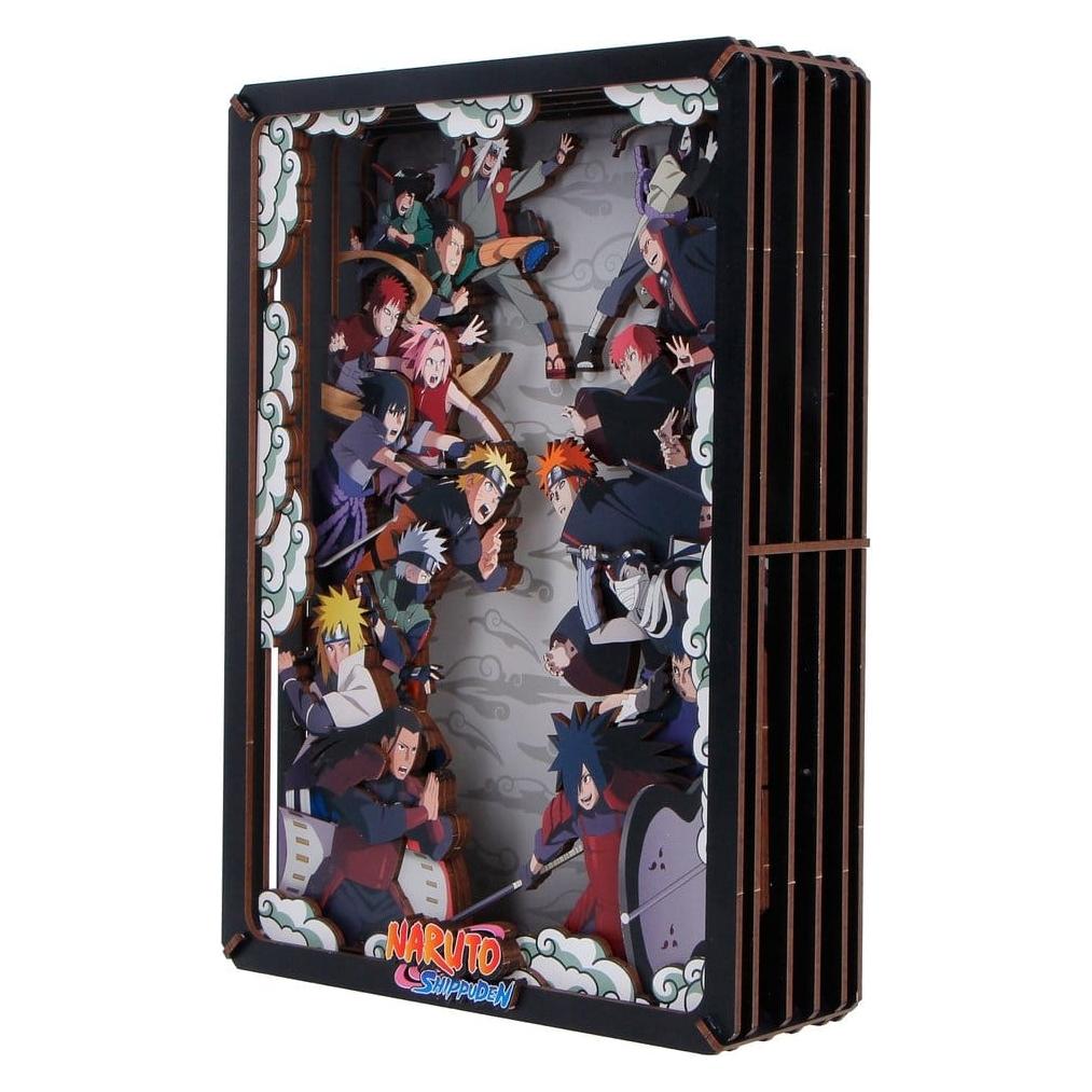 Nemesis Now Naruto maquette Wooden Theatre Combat (Large) 26 cm (NEMN-C7669B26)
