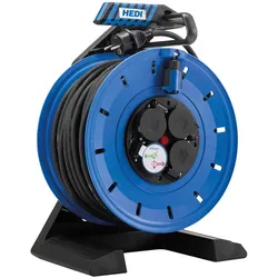 HEDI Vollkunststoff-Kabeltrommel Generation 7 Champion Ø 290mm, schwarz - K733N2TF