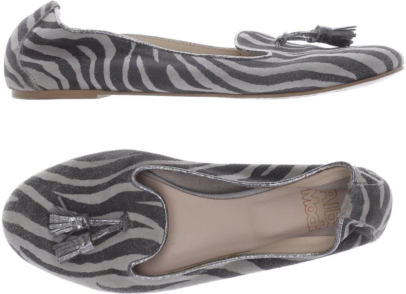 Alba Moda Damen Halbschuh, Grau, Gr. EU 37, kein / Etikett - Second Hand