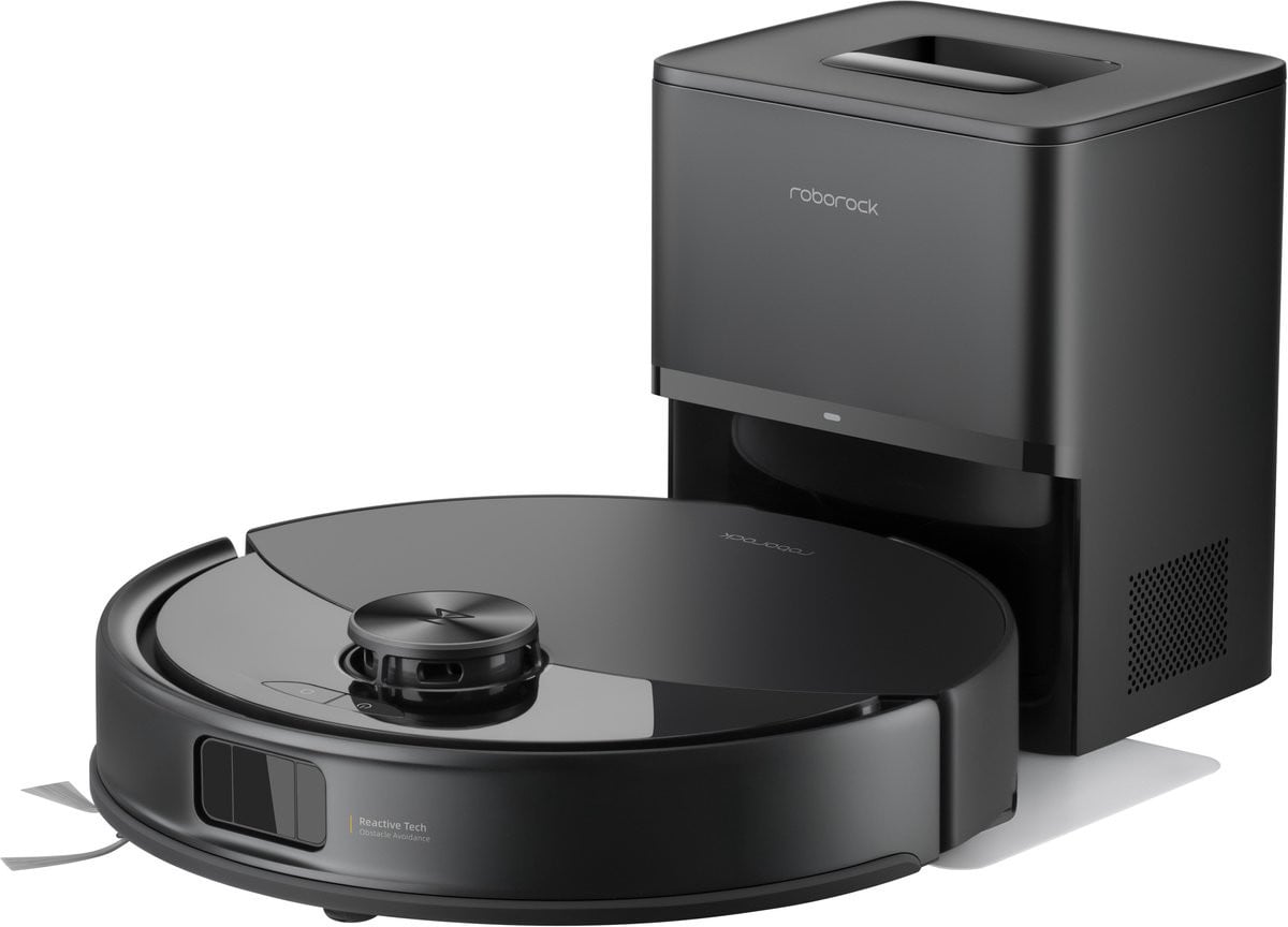Roborock Q10 VF+ Robotstofzuiger en dweilrobot, Zwart, 10.000 Pa zuigkracht, dubbel anti-klit systeem, Vibra Rise 2.0 veegsysteem