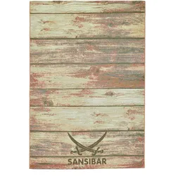 Teppich RANTUM BEACH braun (BT 190x130 cm) - BT 190x130 cm