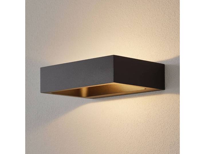 Wever & Ducré Lighting Wandlampe Bento 1.3, dimmbar, schwarz, für Wohn- / Esszimmer, Aluminium, Modern, LED Wandleuchte, Wandlampe Innen