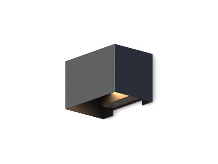 CALEX Venice Wandleuchte, für Außen & Innen, warmweißes Up & Down Licht, einstellbarer Lichtstrahl, wasserdicht, Schwarz