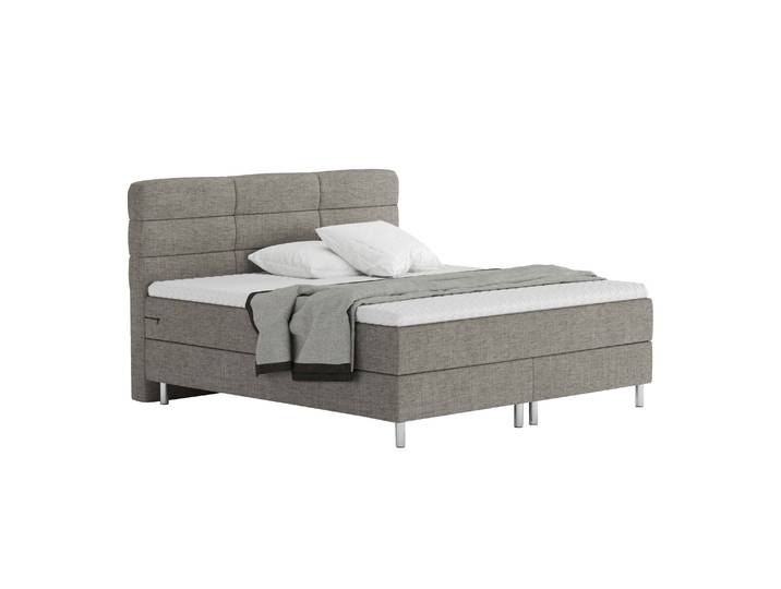 Boxspringbett MIDNIGHT 180 x 200 cm grau