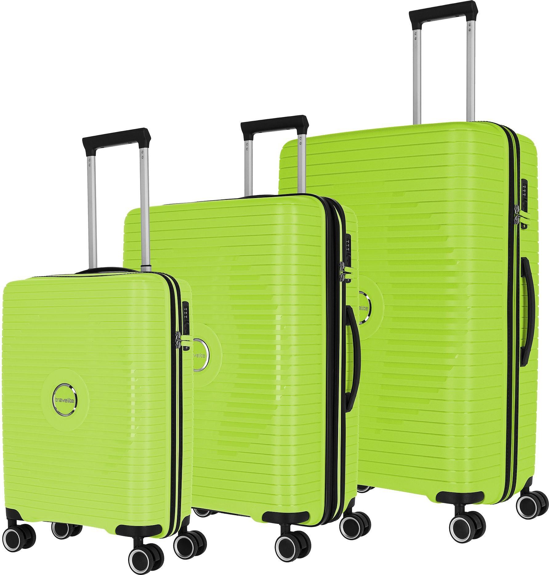 Travelite ORBITA 4w L/M/S Trolley Set Limone 076940-83