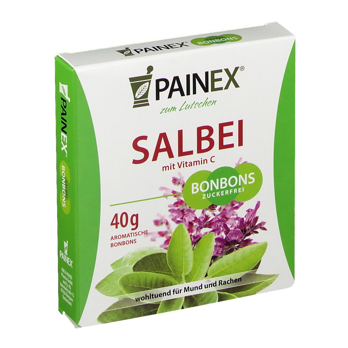 Salbei Bonbons mit Vitamin C Painex 40 g
