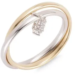 GOLDSCHMUCK FÜR MICH Ring 7 Brillanten zus. ca. 0,10ct Gold 585
