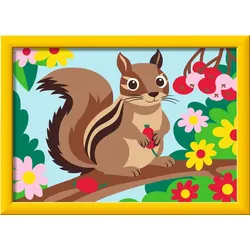 Ravensburger CreArt - Malen nach Zahlen Kinder - Streifenhörnchen