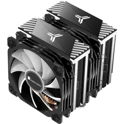 Jonsbo CR-2000 GT CPU-Kühler Dual Tower, ARGB - 2x 120mm (159 mm), CPU Kühler, Schwarz