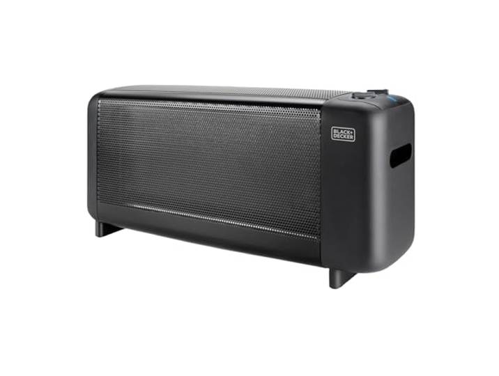Black+Decker BXMRA1500E Glimmerradiator, 1500 W, 2 temperaturen, instelbare thermostaat, automatische uitschakeling, draagbaar, compact