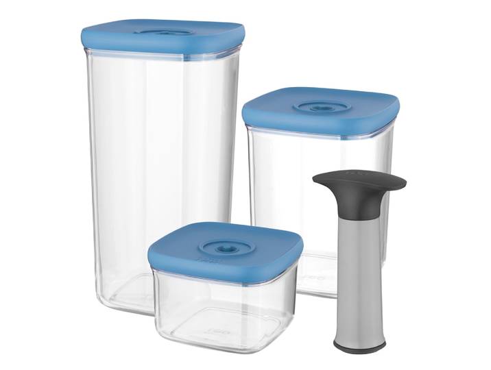 Récipients alimentaires sous-vide en pvc set de 4 pcs