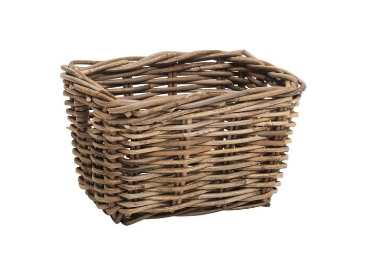 Korb Basket, Van Der Leeden, grau, Holz