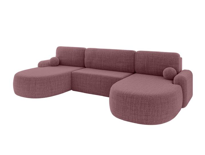 Wohnlandschaft LIRA-U Altrosa - Aragon 69