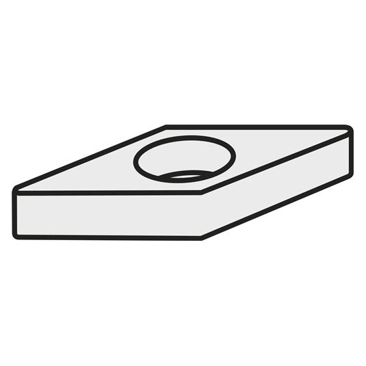Pramet Wendeplatten-Unterlegscheibe ISO DAP 0331 Bruttogewicht 4,18g - VPE: 10 (DAP 0331)