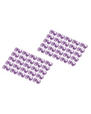 DIGITUS Farbclips für Patchkabel Violett RJ45 Stecker Farbe 100 Stk. Farbig (A-CC-VI)