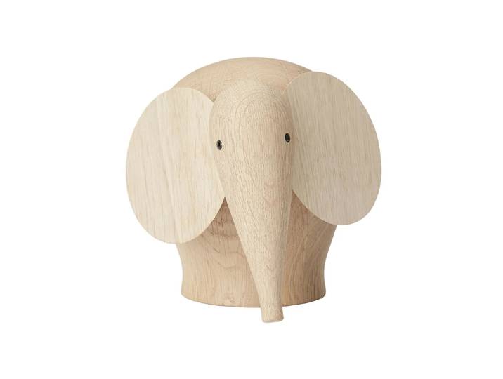 Woud Eléphant en bois Nunu moyen