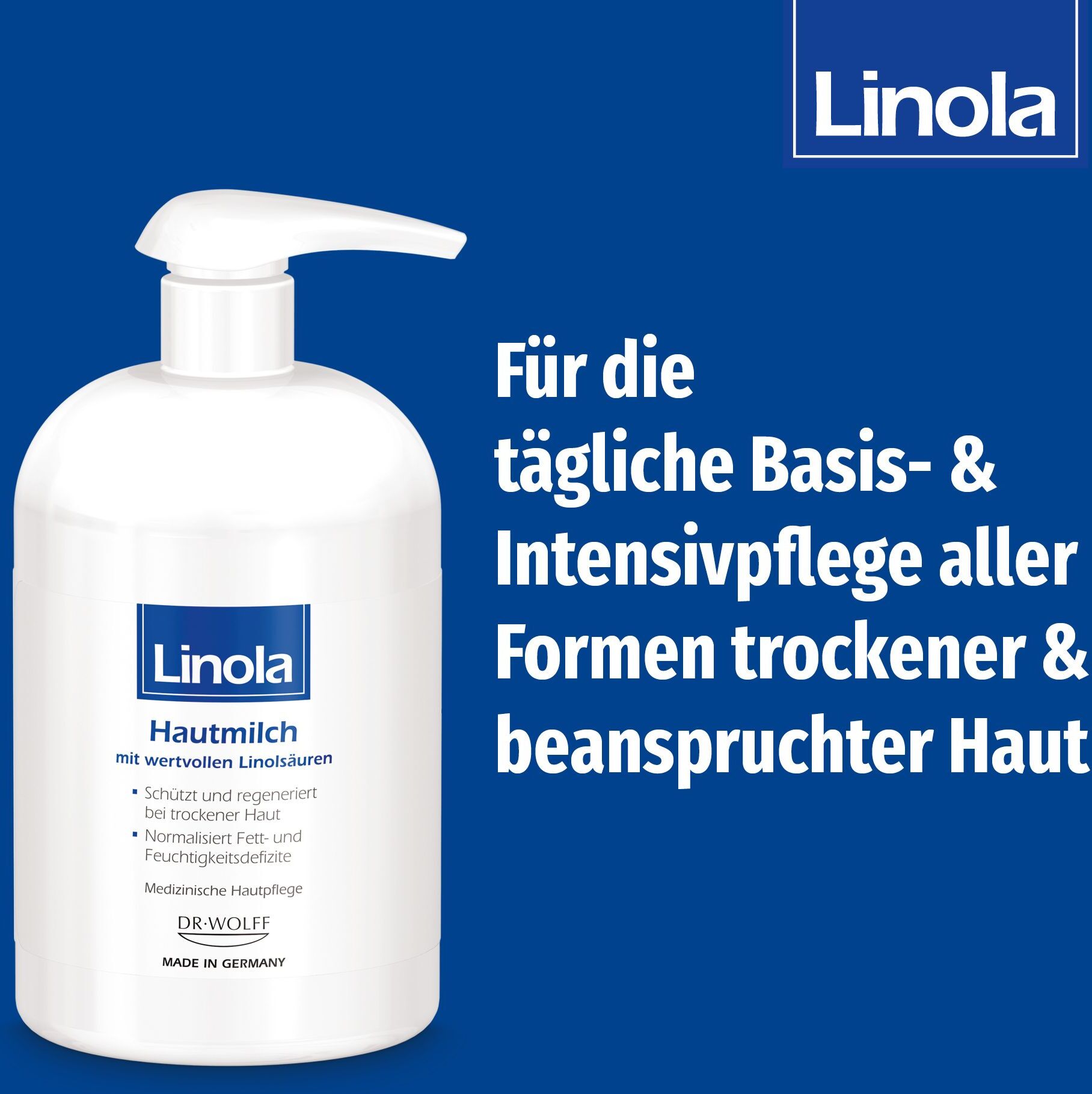 Linola Hautmilch - Körperlotion für sehr trockene Haut Milch 500 ml Unisex 500 ml Milch