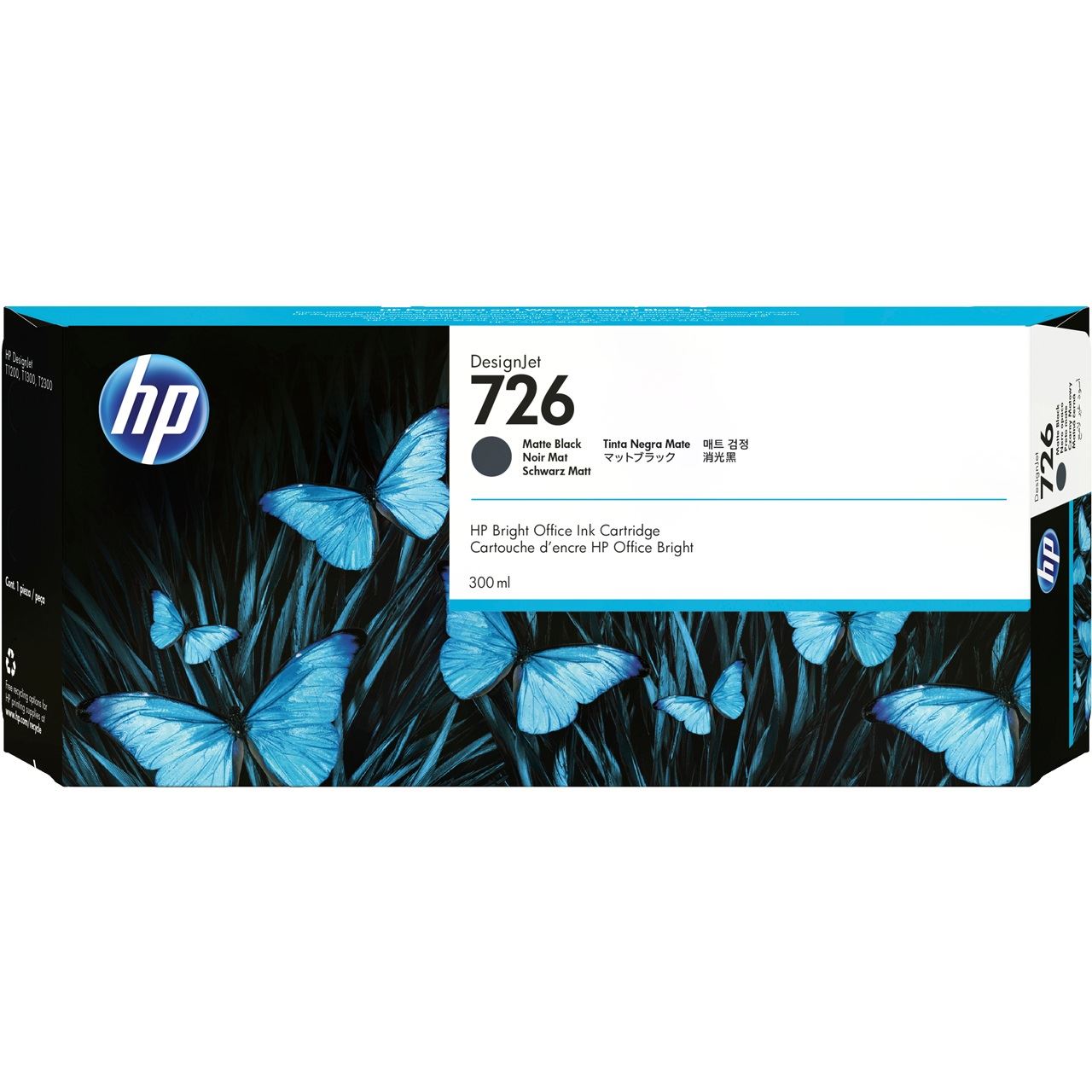 HP Tinte Nr.726 CH575A schwarz