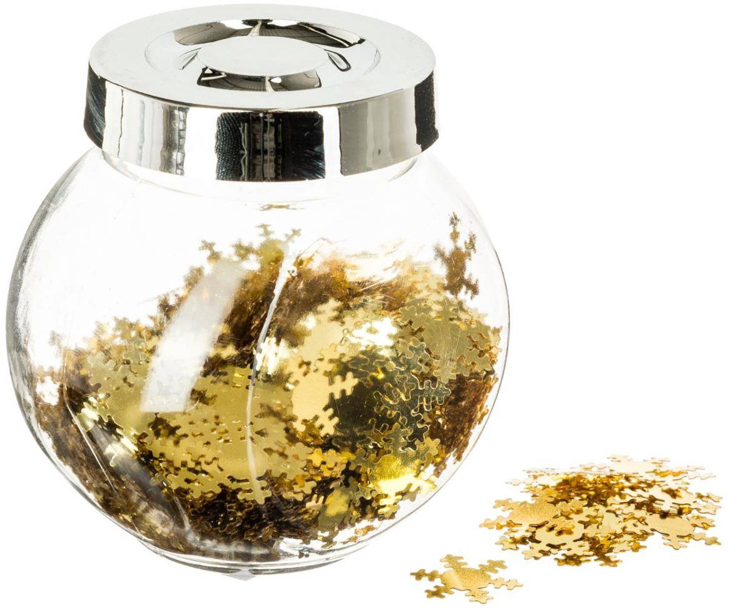 Feeric Lights & Christmas Pot met goudglanzende tafelaccessoires