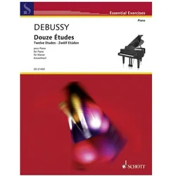 Douze Études. Klavier, Sachbücher von Claude Debussy